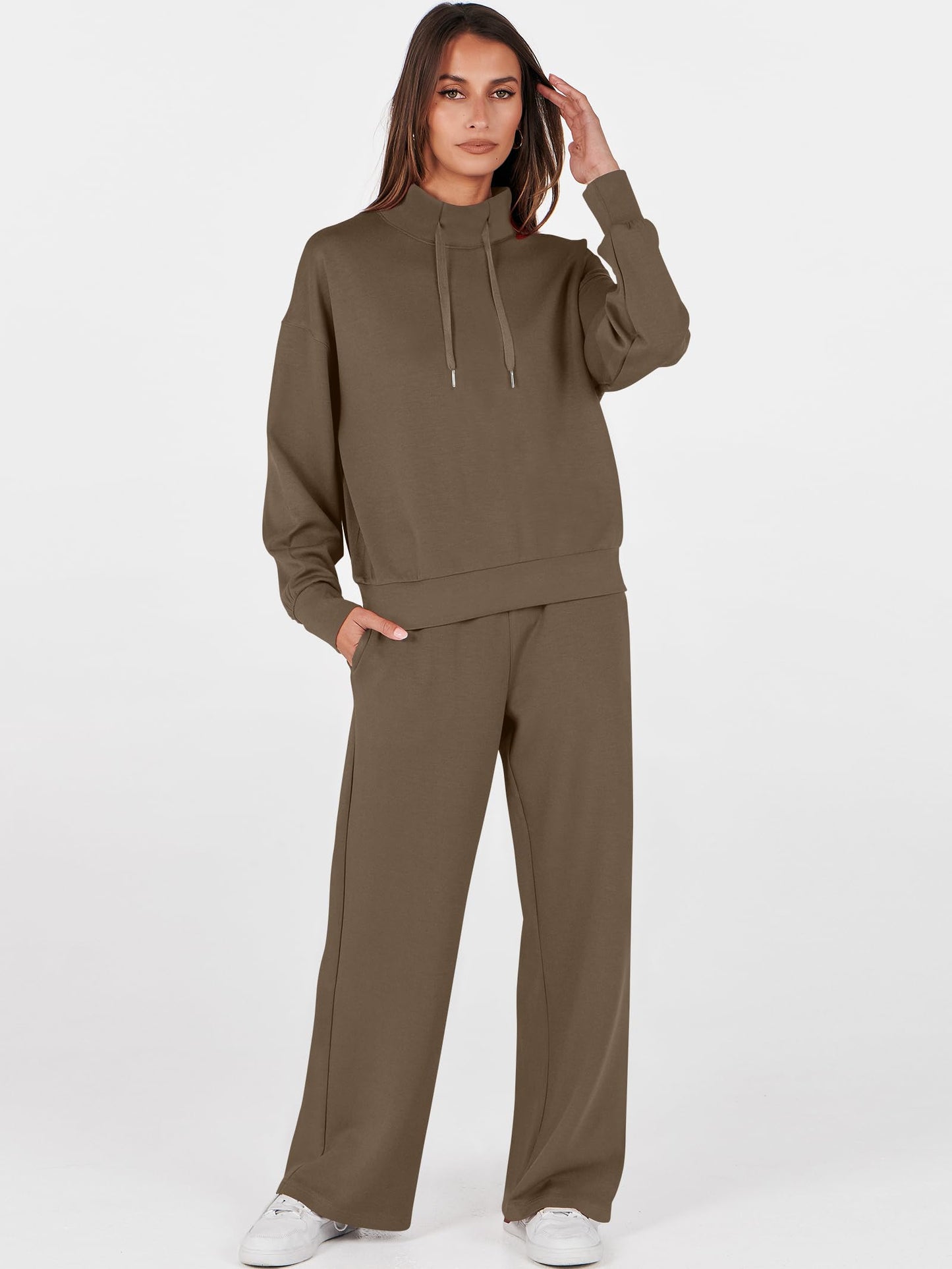 ANRABESS Women’s 2 Piece Sweatsuit Set