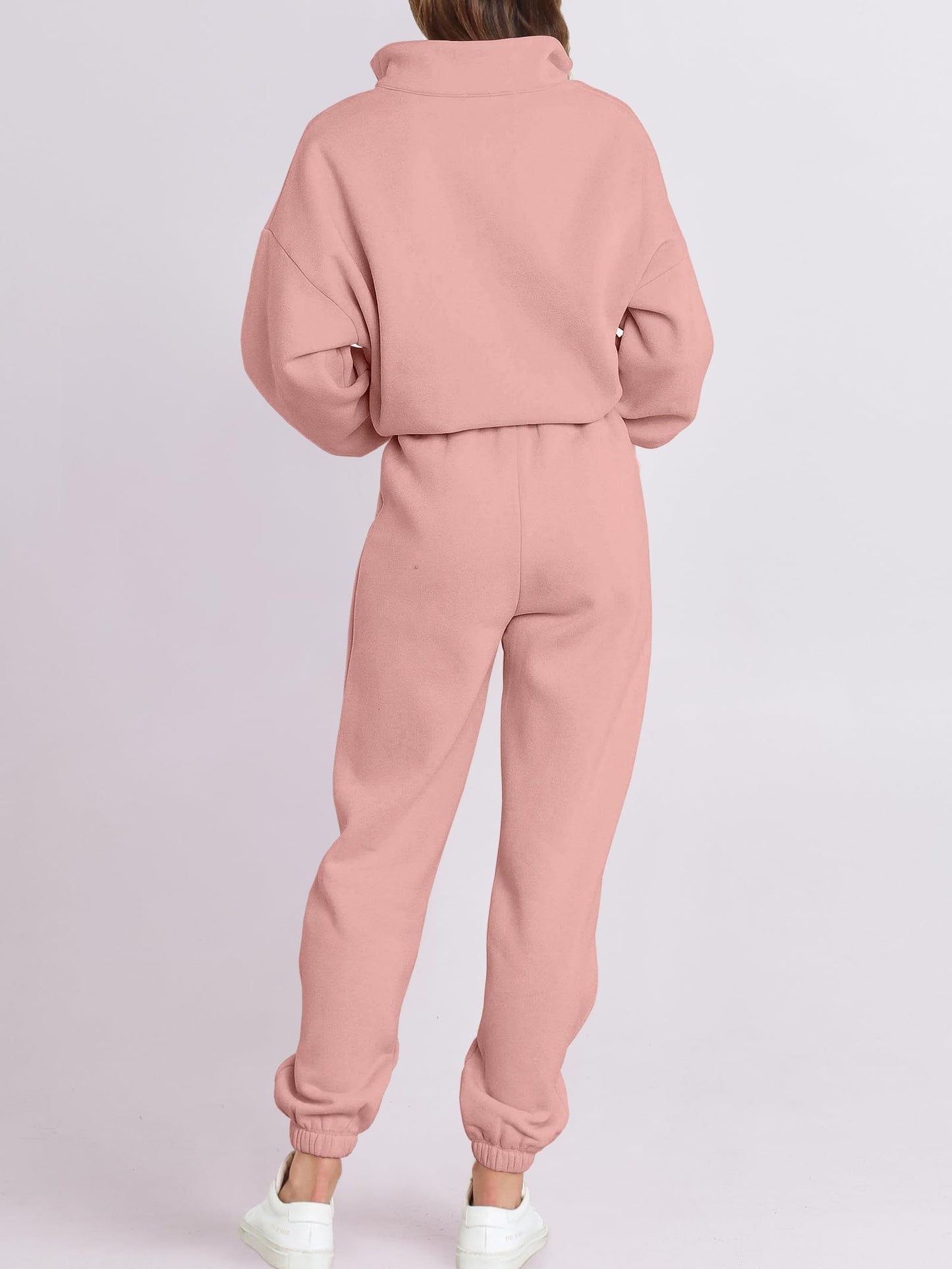ANRABESS Women 2-Piece Sweatshirt & Jogger Set