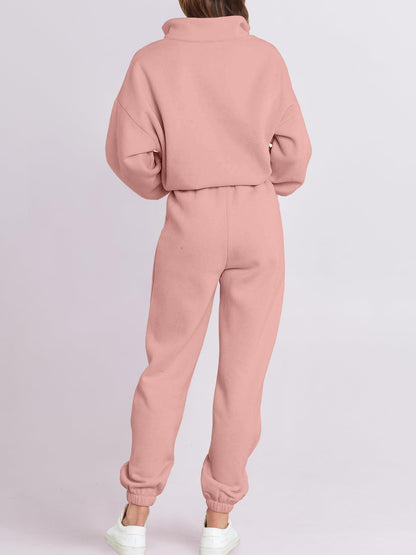 ANRABESS Women 2-Piece Sweatshirt & Jogger Set