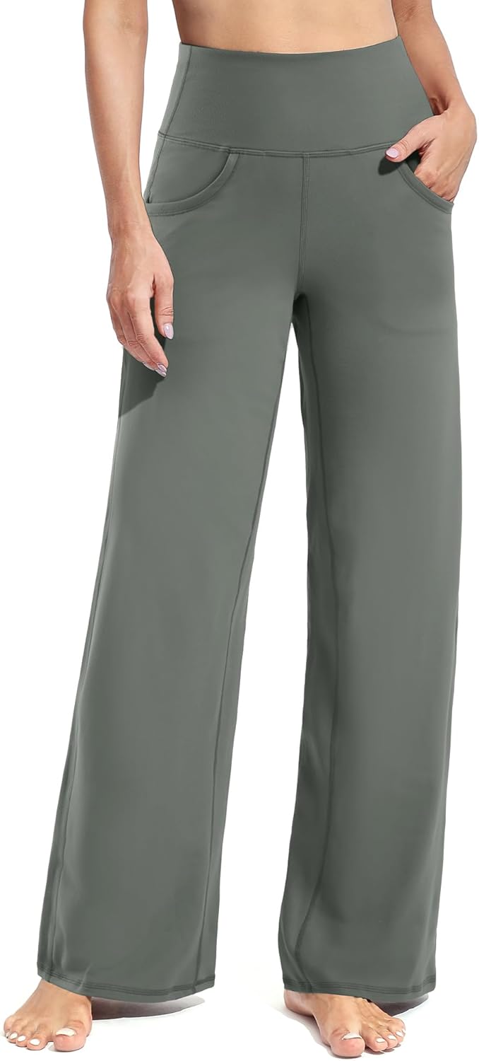 Promover Women's Wide Leg Yoga Pants