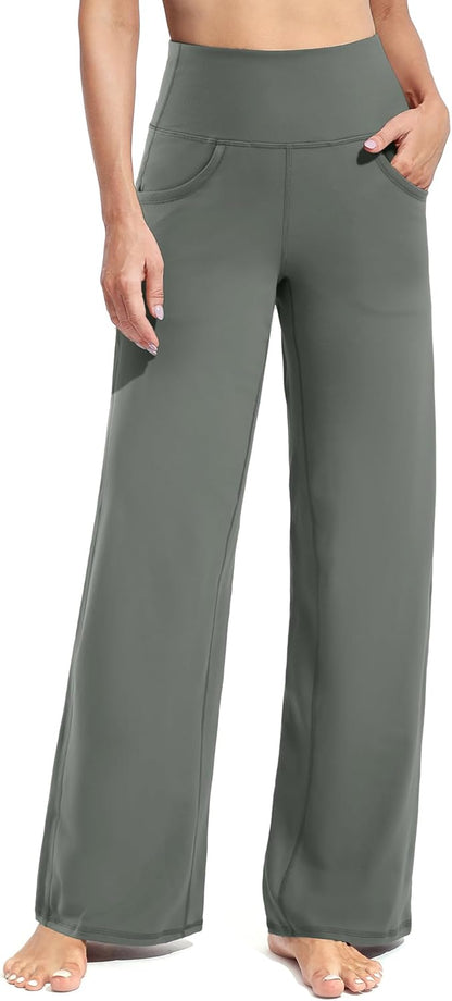 Promover Women's Wide Leg Yoga Pants