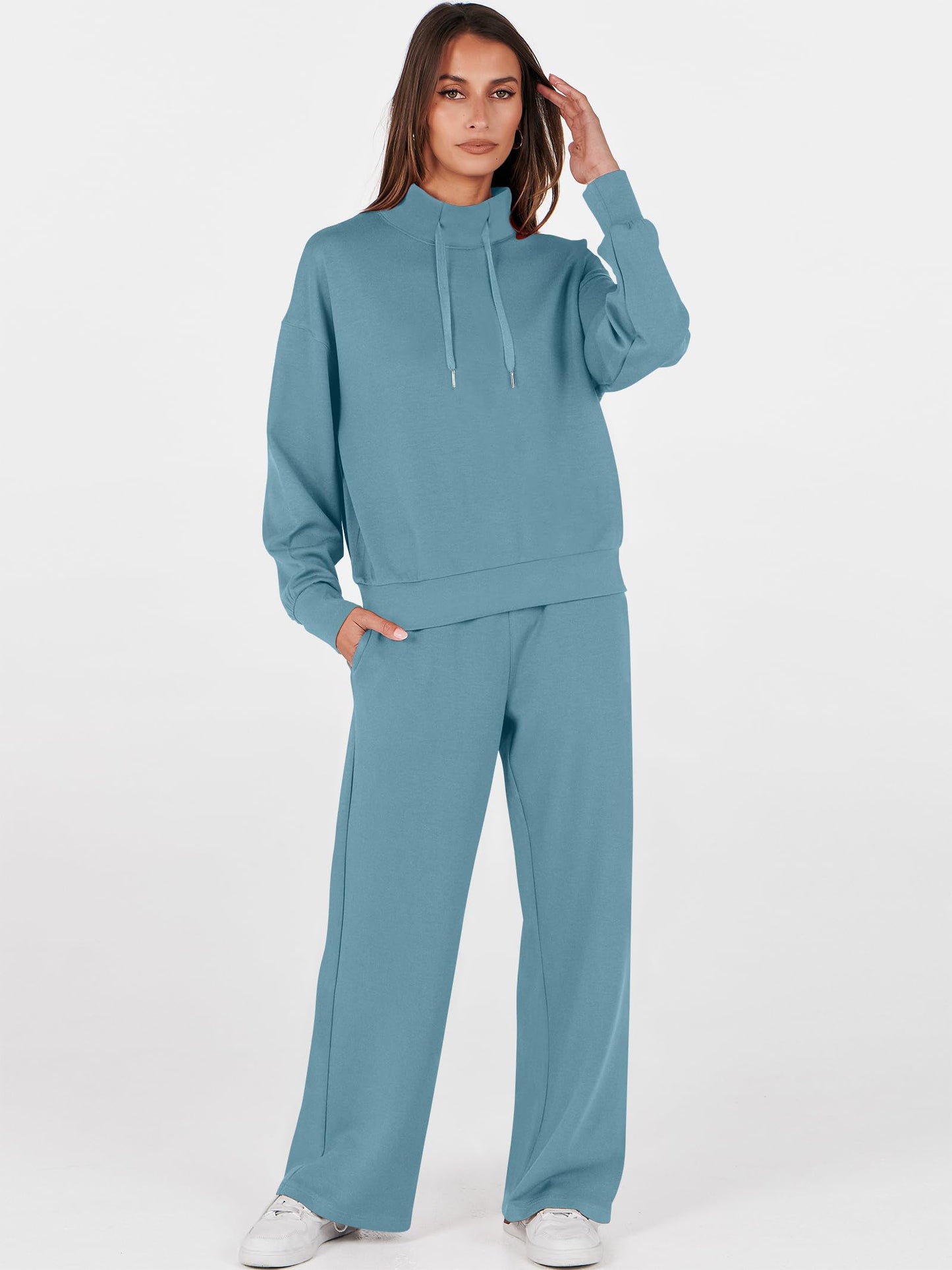 ANRABESS Women’s 2 Piece Sweatsuit Set