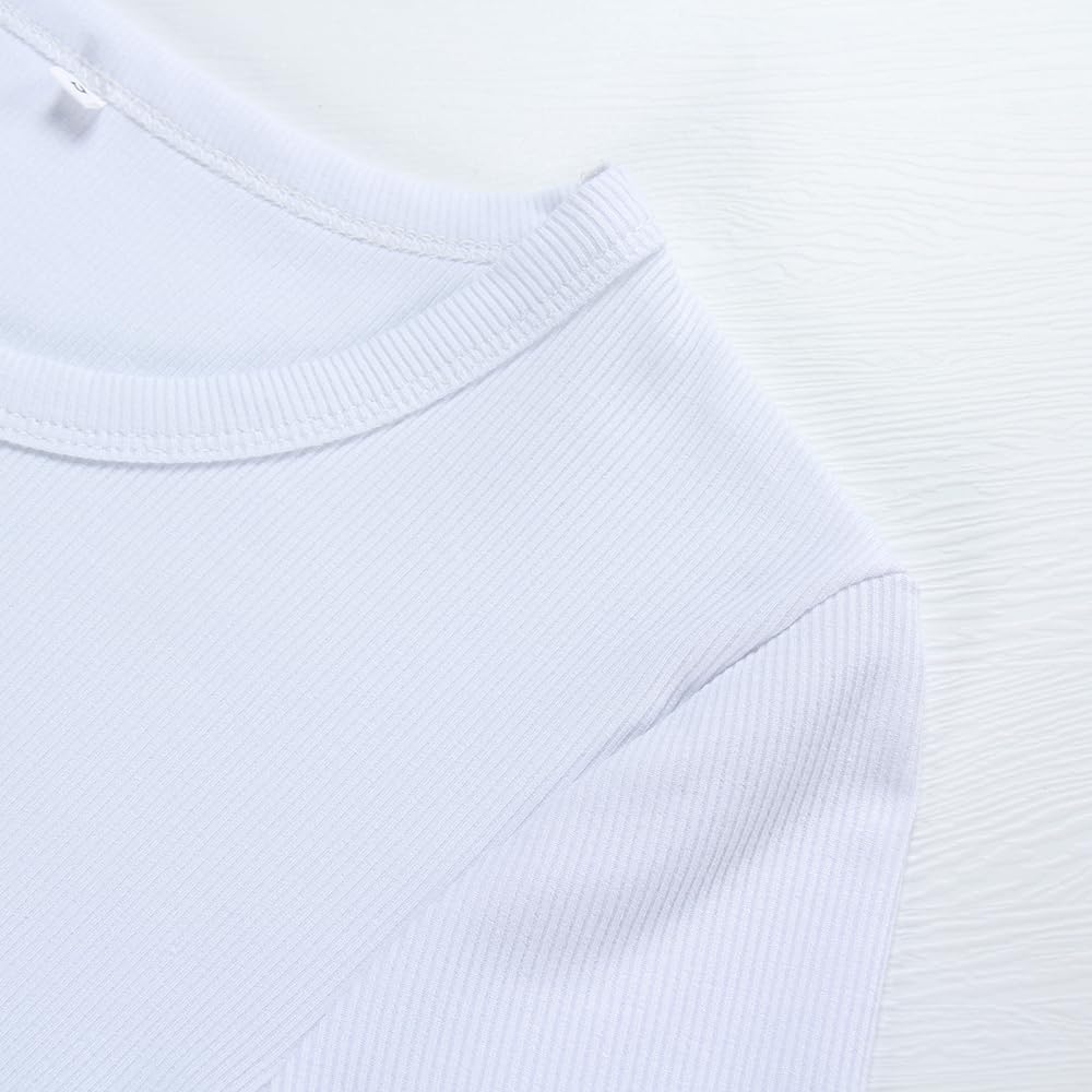 GEMBERA Women’s Ribbed Long Sleeve Top