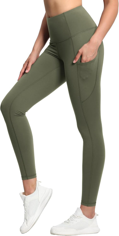 THE GYM PEOPLE High Waist Yoga Pants with Pockets