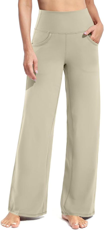 Promover Women's Wide Leg Yoga Pants