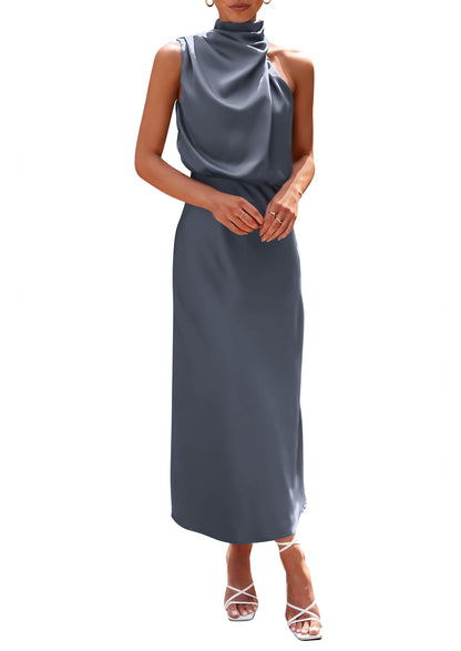 Women's Satin Cocktail Dress