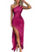Memoriesea One-Shoulder Maxi Dress