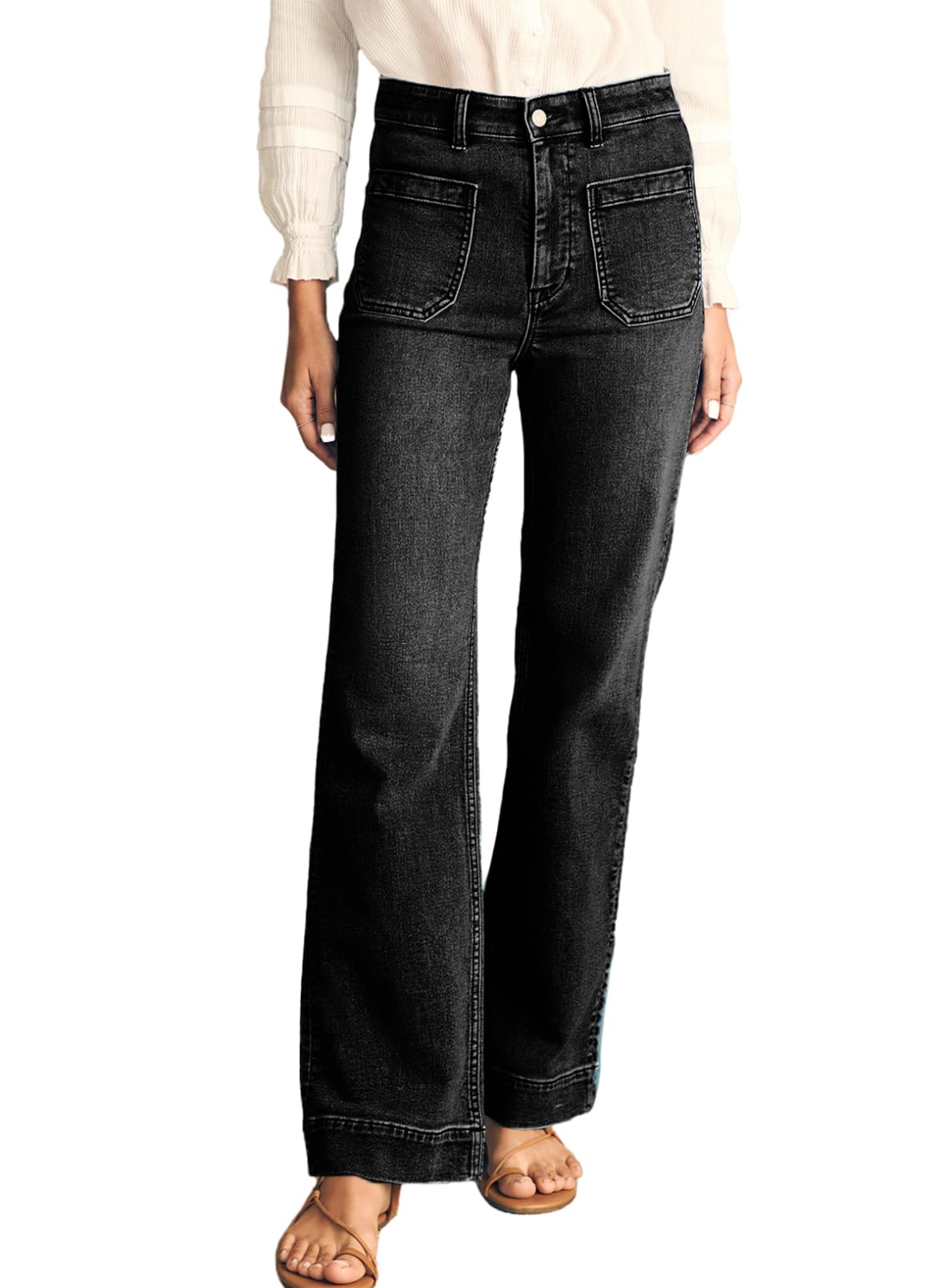 Astylish Women's Wide Leg Jeans