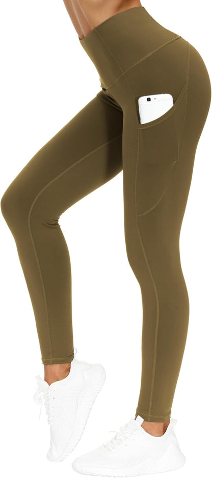 THE GYM PEOPLE High Waist Yoga Pants with Pockets