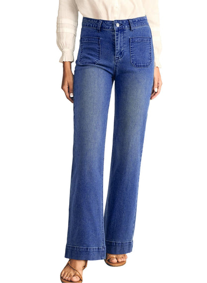 Astylish Women's Wide Leg Jeans