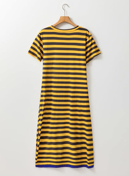 Dokotoo Women's Striped Maxi Dress