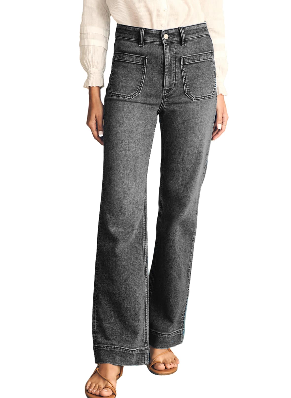 Astylish Women's Wide Leg Jeans