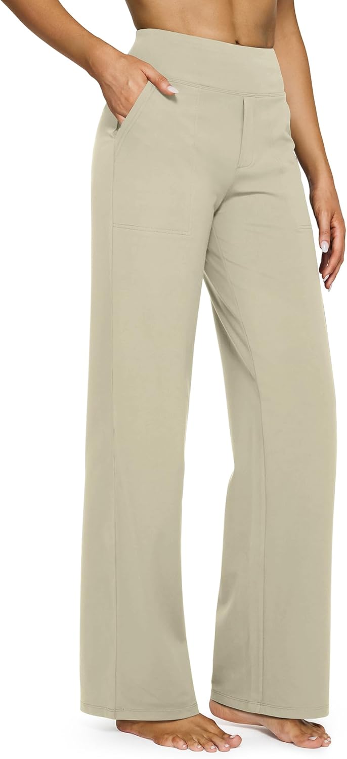 G4Free Women's Wide Leg Yoga Pants
