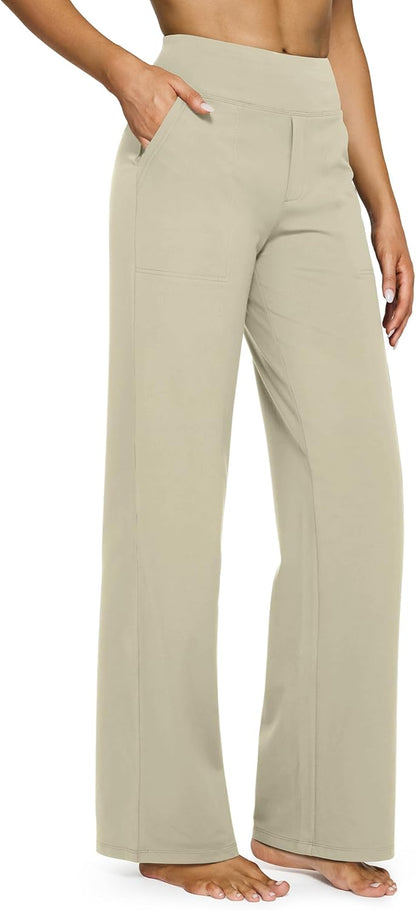 G4Free Women's Wide Leg Yoga Pants
