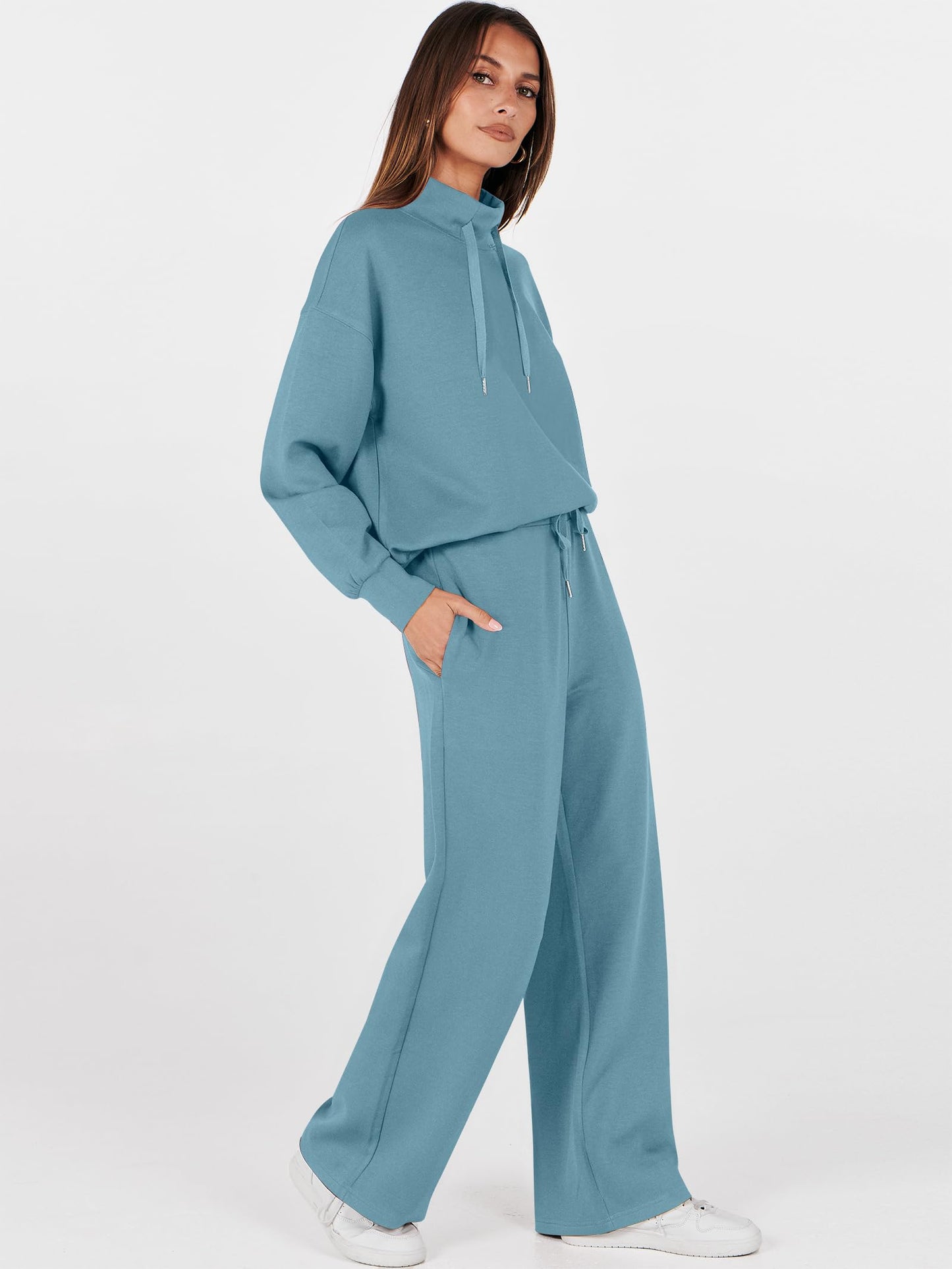 ANRABESS Women’s 2 Piece Sweatsuit Set