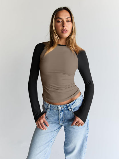 Trendy Queen Women’s Long Sleeve Crop Top