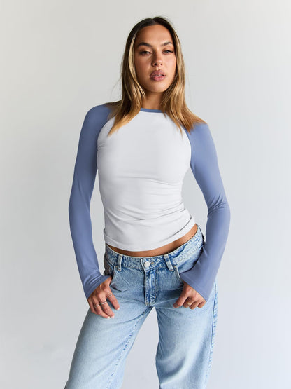 Trendy Queen Women’s Long Sleeve Crop Top