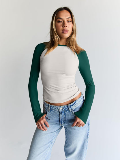 Trendy Queen Women’s Long Sleeve Crop Top