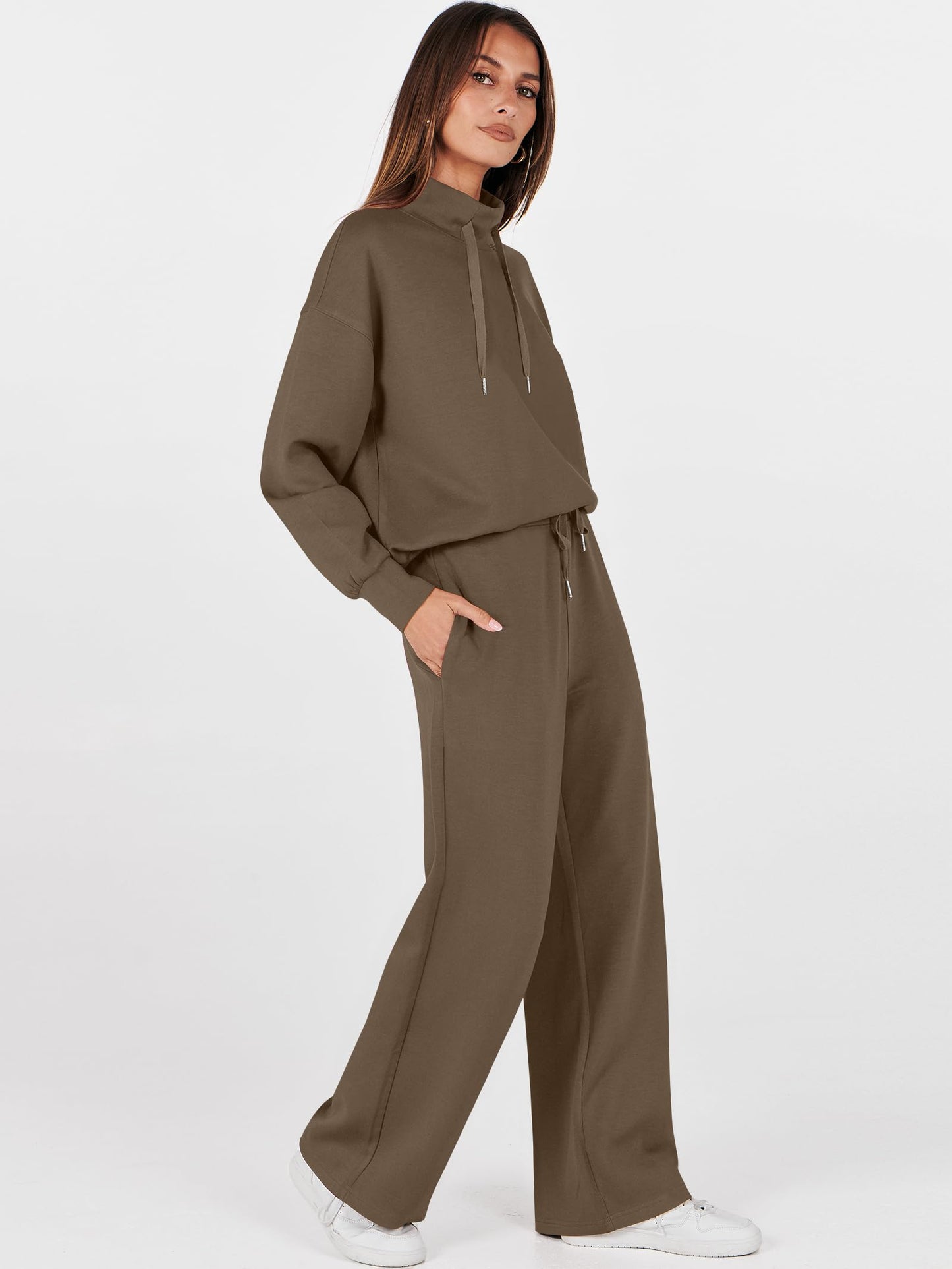 ANRABESS Women’s 2 Piece Sweatsuit Set