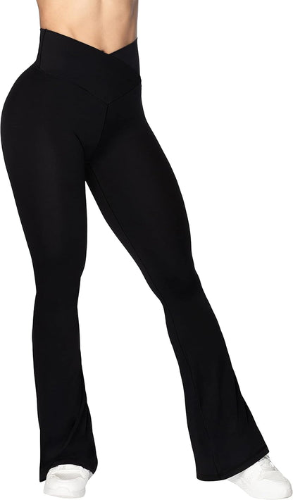 Sunzel High-Waisted Flare Leggings