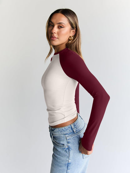 Trendy Queen Women’s Long Sleeve Crop Top