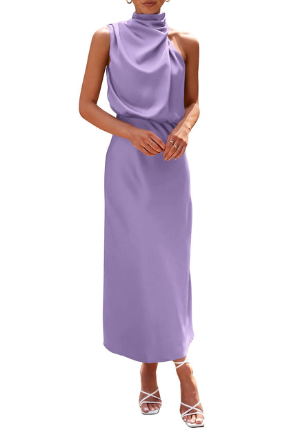 Women's Satin Cocktail Dress