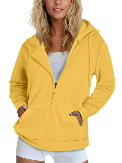 SMENG Women's Zip-Up Hoodie