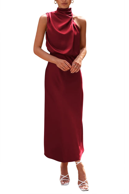 Women's Satin Cocktail Dress