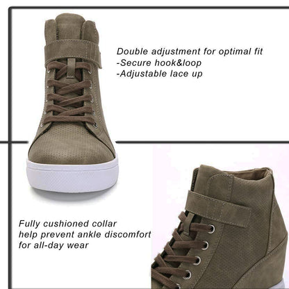 Athlefit Women's Wedge Sneakers