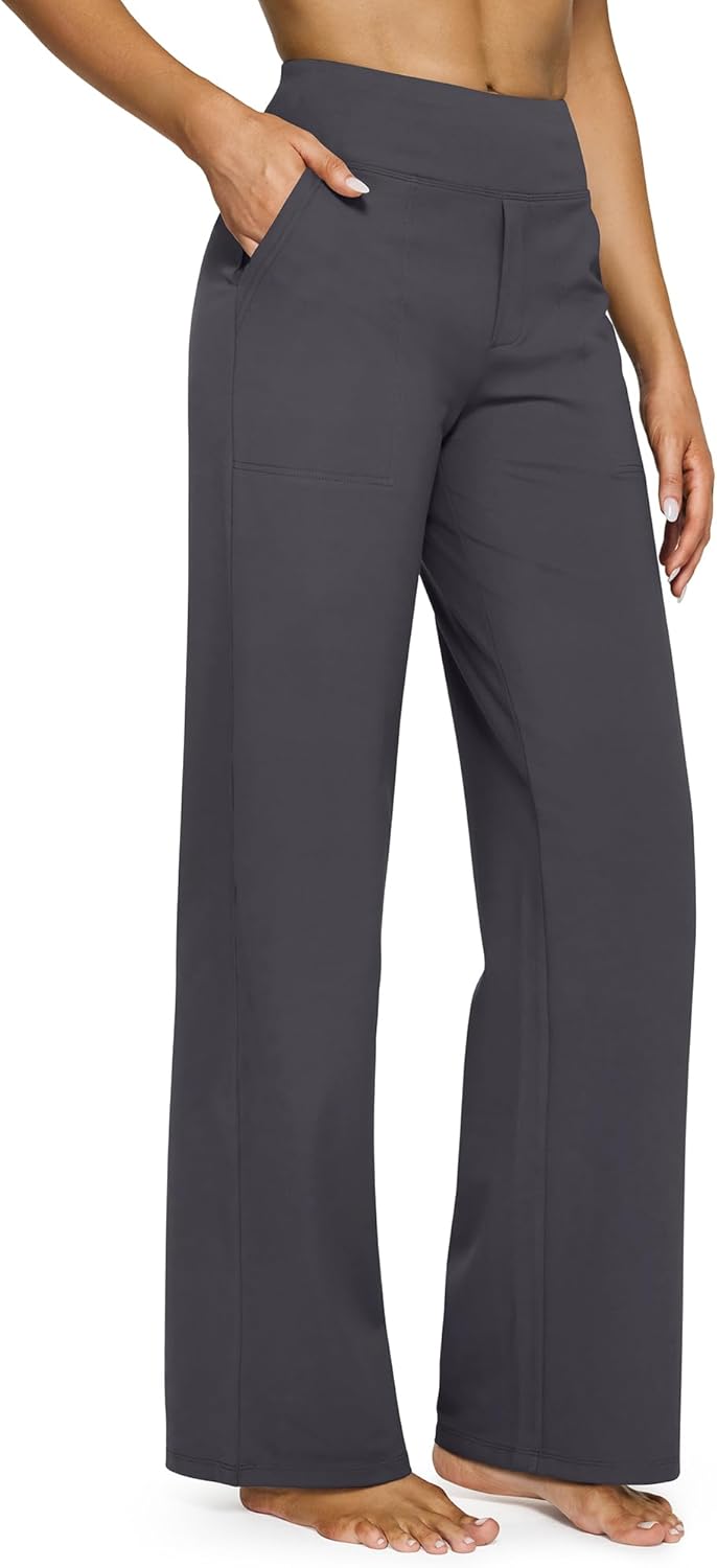 G4Free Women's Wide Leg Yoga Pants