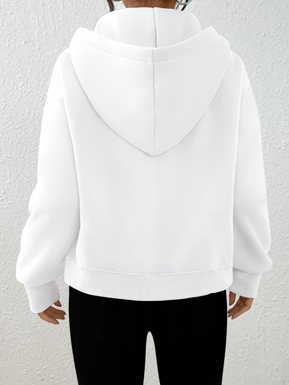 Trendy Queen Cropped Hoodie