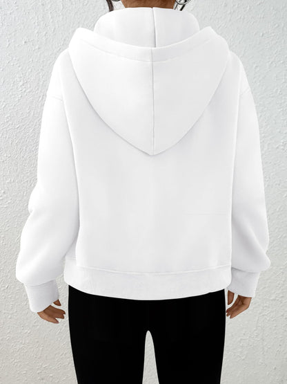 Trendy Queen Cropped Hoodie