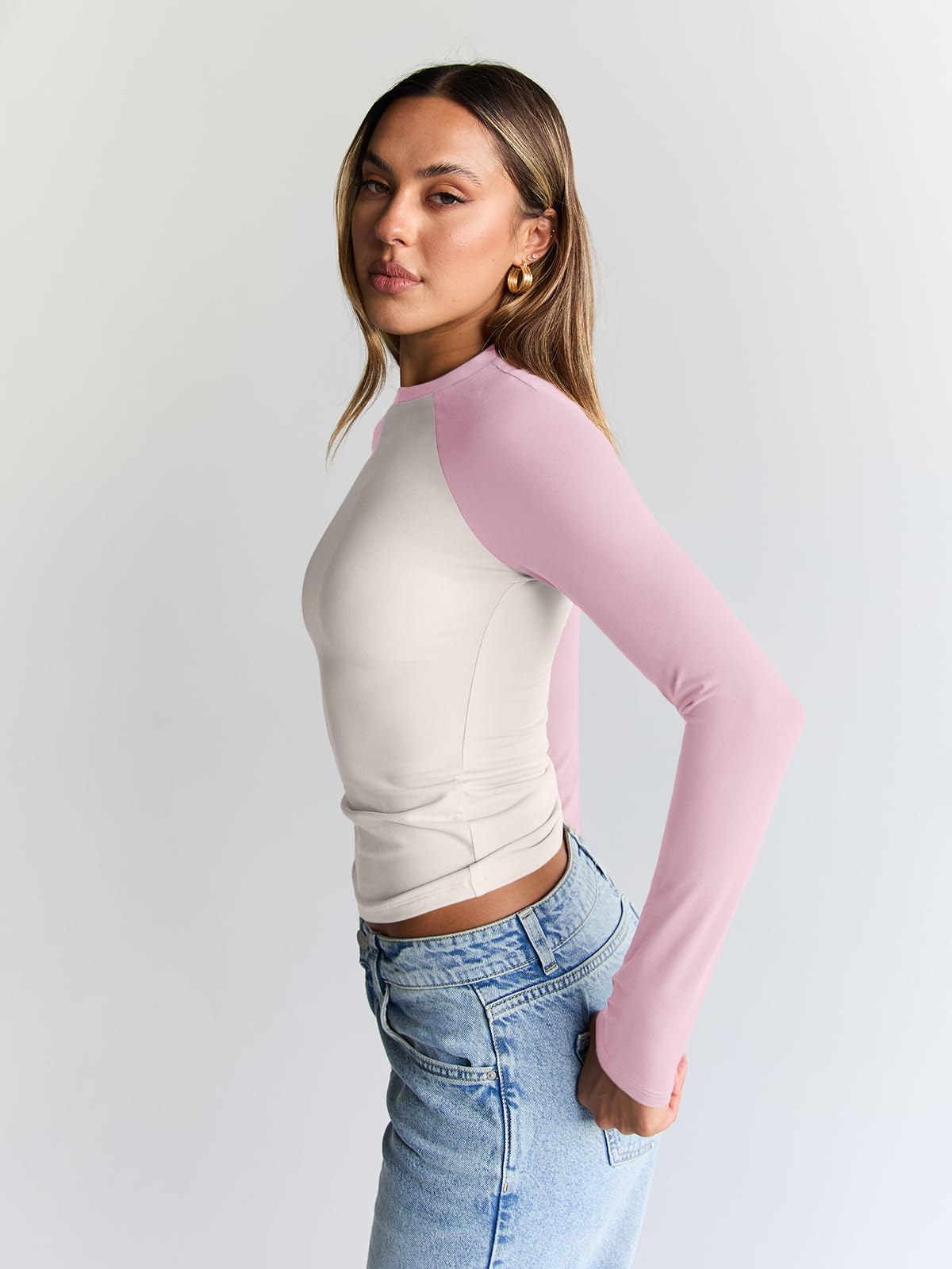 Trendy Queen Women’s Long Sleeve Crop Top