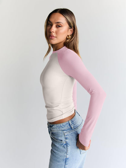 Trendy Queen Women’s Long Sleeve Crop Top