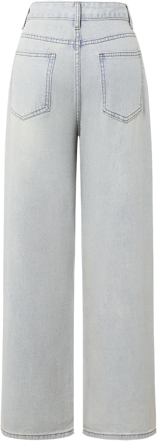 Women’s High Waist Straight Jeans
