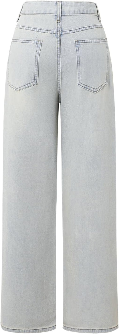 Women’s High Waist Straight Jeans