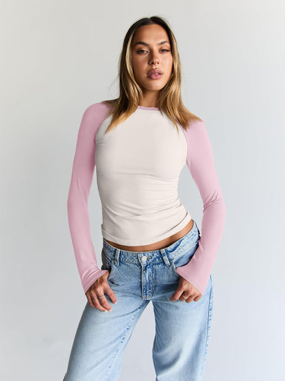 Trendy Queen Women’s Long Sleeve Crop Top