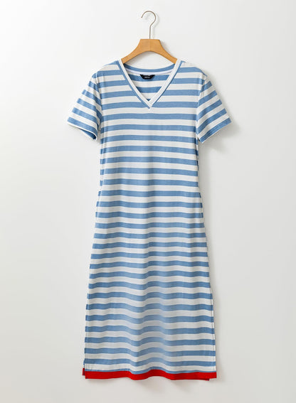 Dokotoo Women's Striped Maxi Dress