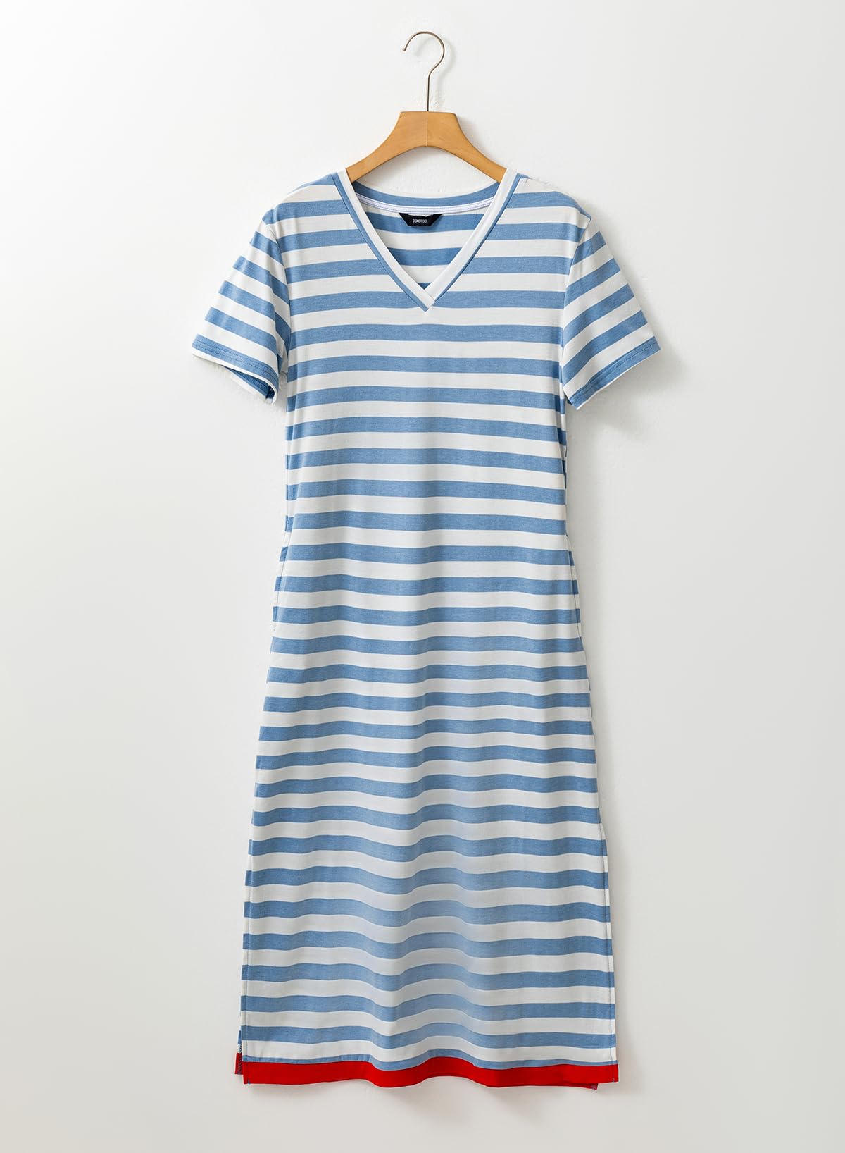 Dokotoo Women's Striped Maxi Dress