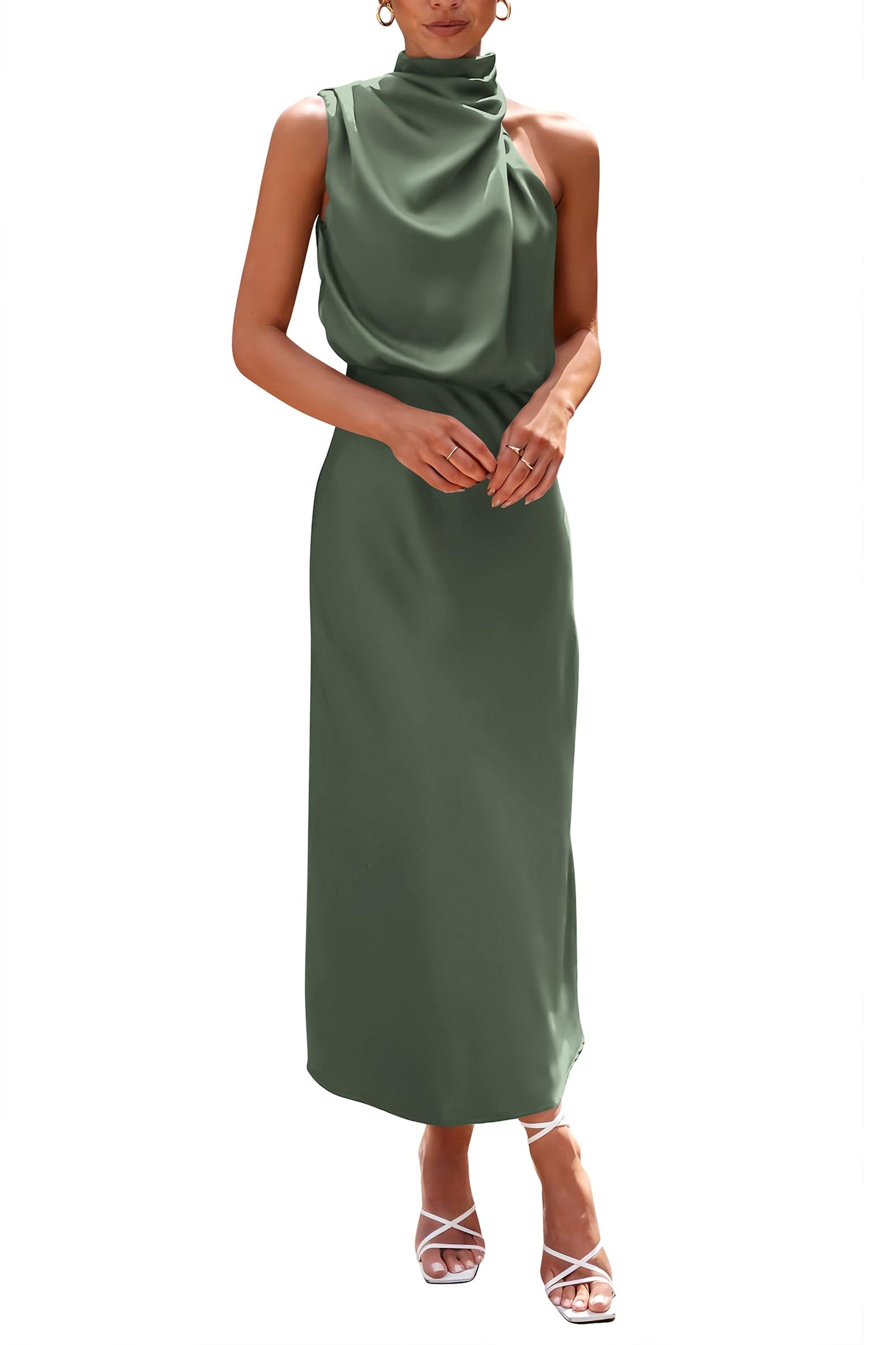 Women's Satin Cocktail Dress