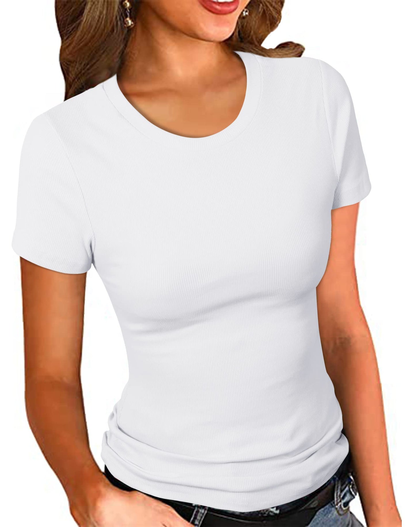 PALINDA Women’s Ribbed T-Shirt
