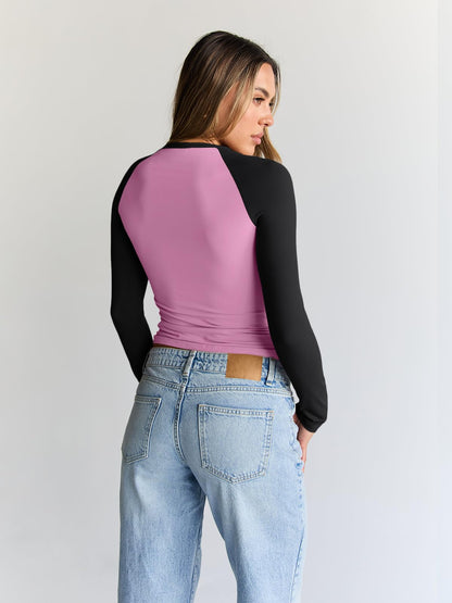 Trendy Queen Women’s Long Sleeve Crop Top