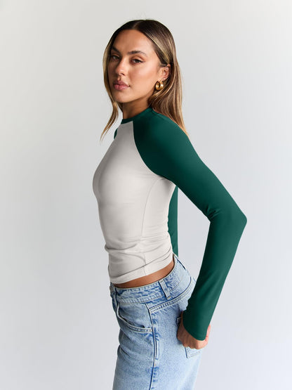 Trendy Queen Women’s Long Sleeve Crop Top