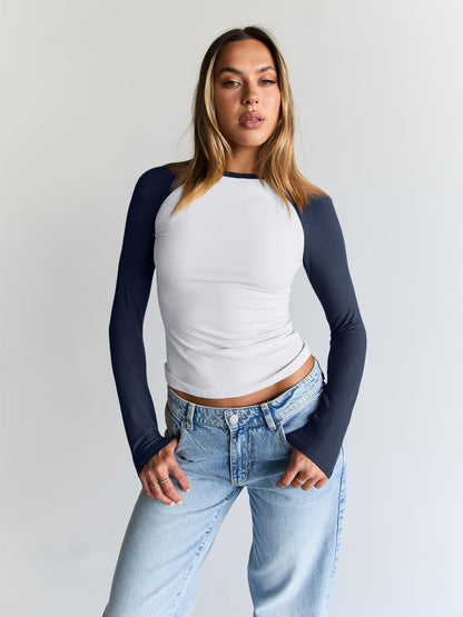 Trendy Queen Women’s Long Sleeve Crop Top