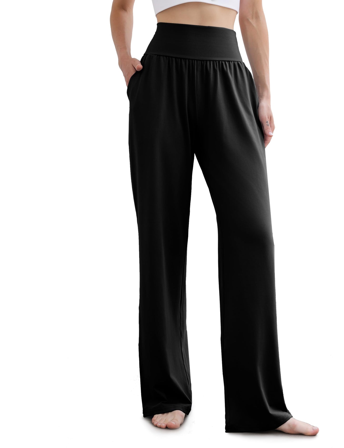 ESOFT Women's Wide Leg Yoga Pants