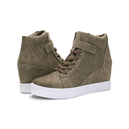 Athlefit Women's Wedge Sneakers