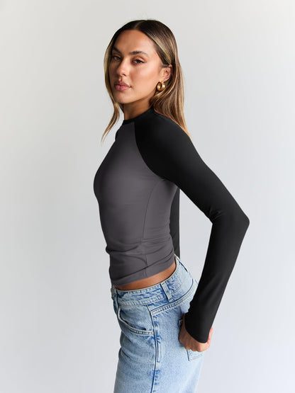 Trendy Queen Women’s Long Sleeve Crop Top