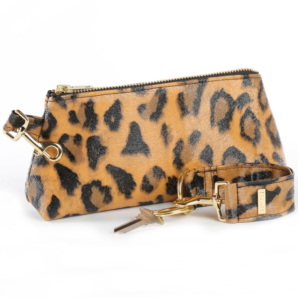 2-Piece Vegan Leather Wristlet Set