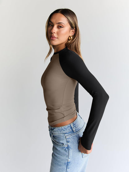 Trendy Queen Women’s Long Sleeve Crop Top