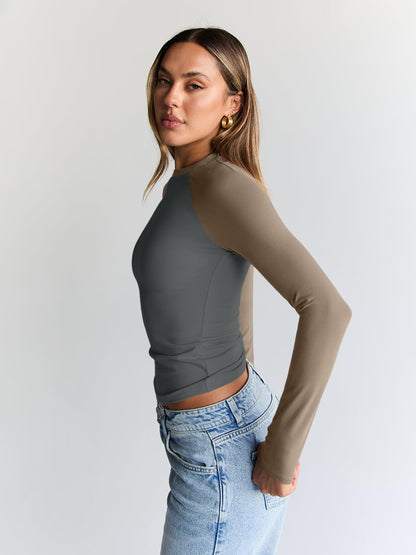 Trendy Queen Women’s Long Sleeve Crop Top
